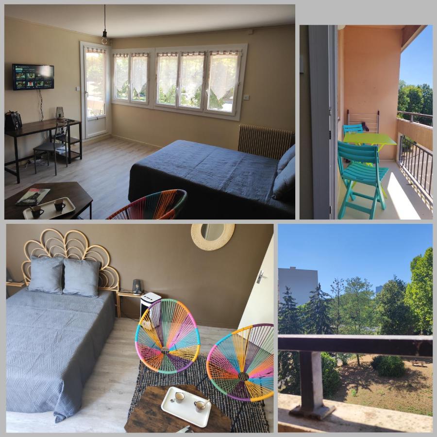 Studio 34 M2 refait à neuf- Résidence privée. Clim Mâcon Exterior foto